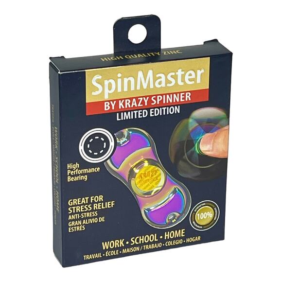 Fidget Spinner Rainbow SpinMaster Limited Edition Hand Spin Toy Stress Reducer! - Picture 3 of 11